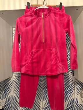 Lilly Pulitzer girls velour tracksuit